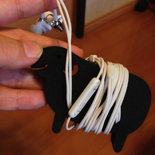 ケーブルホルダー Sheep ブラック3(したぷら撮影) ケーブルホルダー Sheep ブラック3